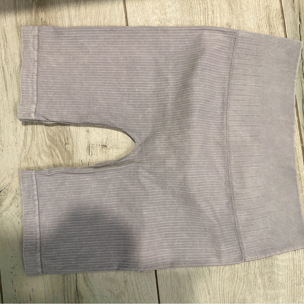 Dark gray light, gray, pink and mint colored biker shorts,  high waisted
